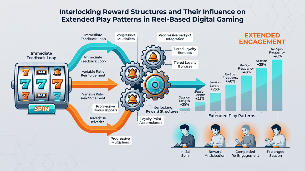 Diagram illustrating how bonus buy features link with loyalty meters to extend reel game sessions