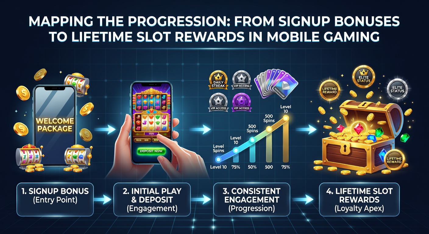Mobile app screenshot illustrating loyalty points conversion into lifetime slot rewards and VIP benefits