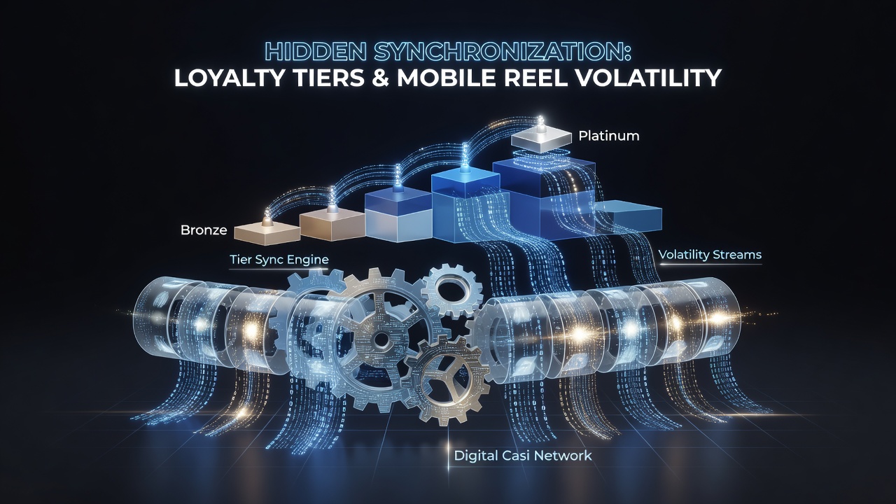 Data visualization of reel volatility adjustments correlated with loyalty tier levels over time